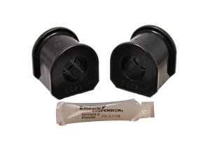 Ford Mustang Sway Bar Bushing Set - Front - Energy Suspension - 1 1/8 in./28mm; Re-Use Factory Bracket; Performance Polyurethane - Black - `79-`04